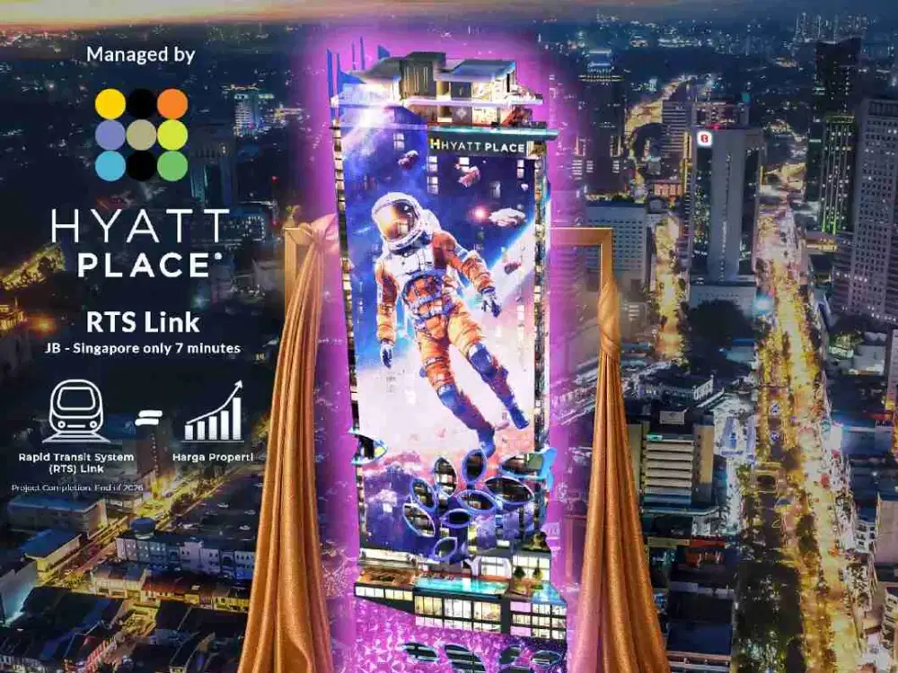 Investasi Hotel di Johor Bahru  Manage by Hyatt Place