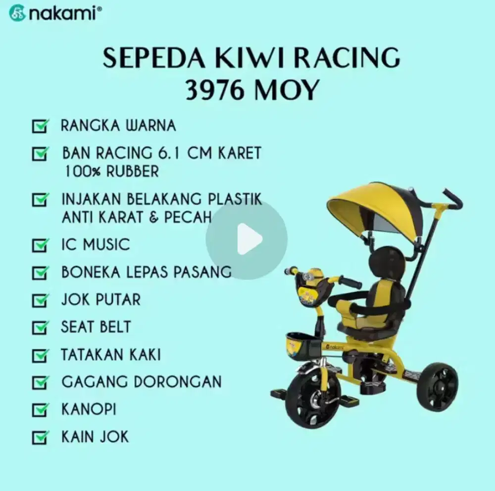 Sepeda anak minion masih lengkap accessories