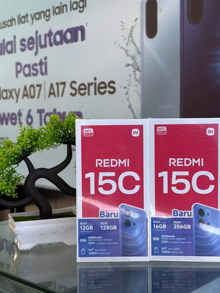 REDMI 15C 6/128 BARU GARANSI RESMI