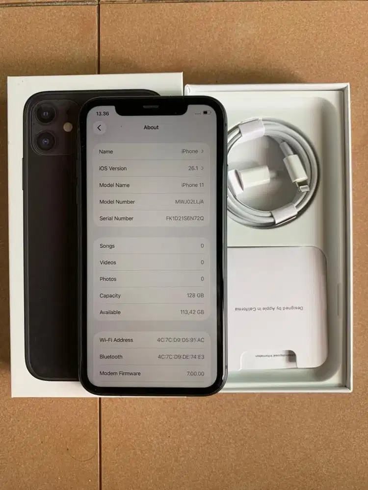 iphone 11 128GB fullset no minus