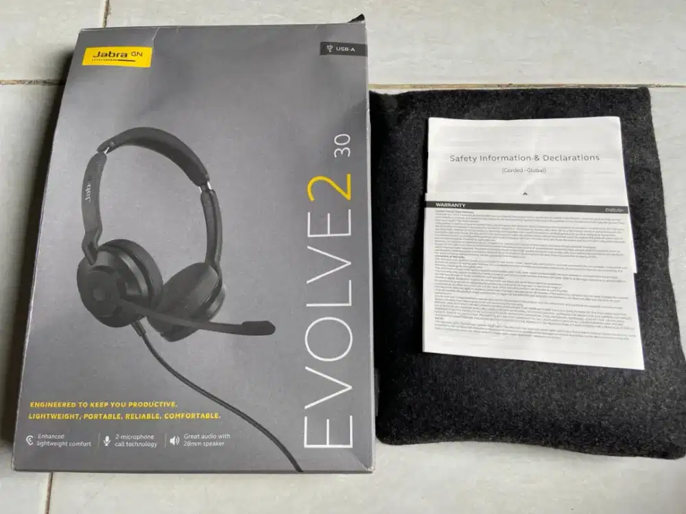 Jabra Evolve2 30 Usb A BNOB