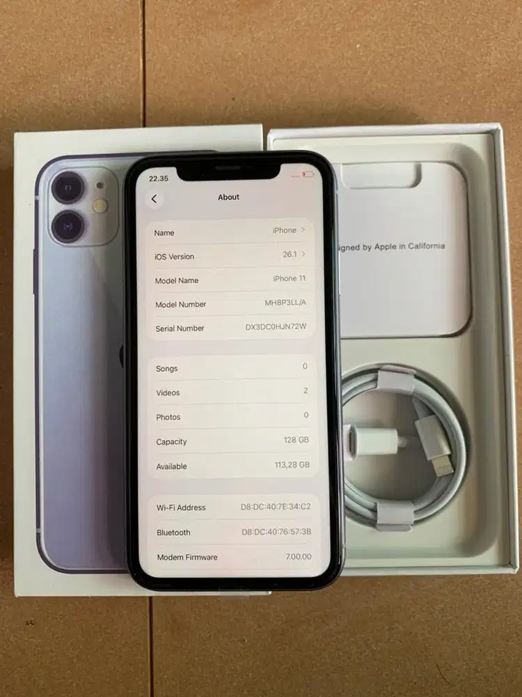 iphone 11 128GB fullset no minus