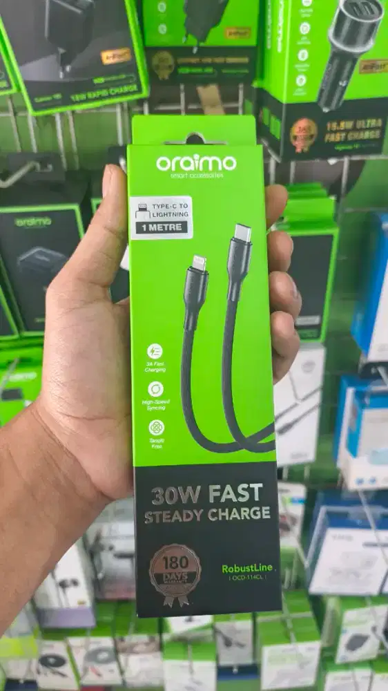 KABEL DATA TYPE C TO LIGHTNING 30W ORAIMO OCD-114CL