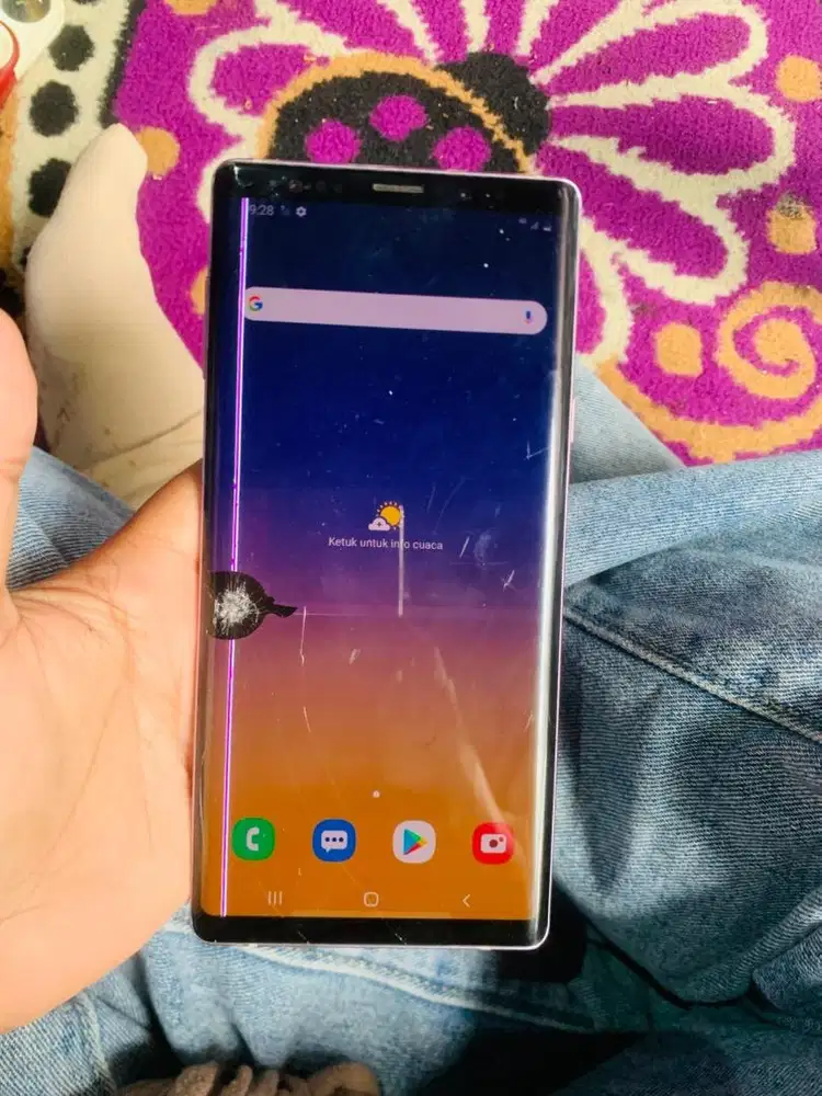 samsung note 9 Ram 6/128gb minus sesuai dipict