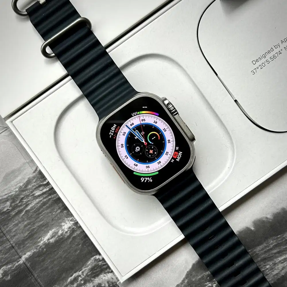 Apple Watch Ultra 49mm Gen 1 Midnight Ocean Fullset Original iwatch