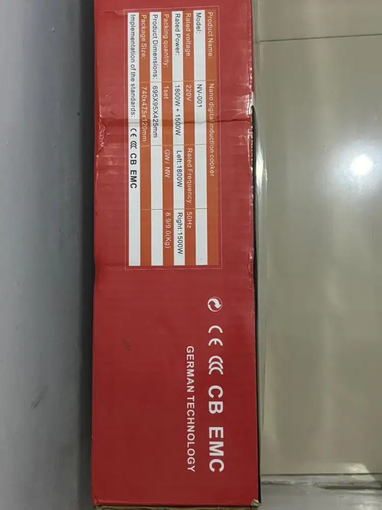 Kompor induksi 2 tungku Nv001