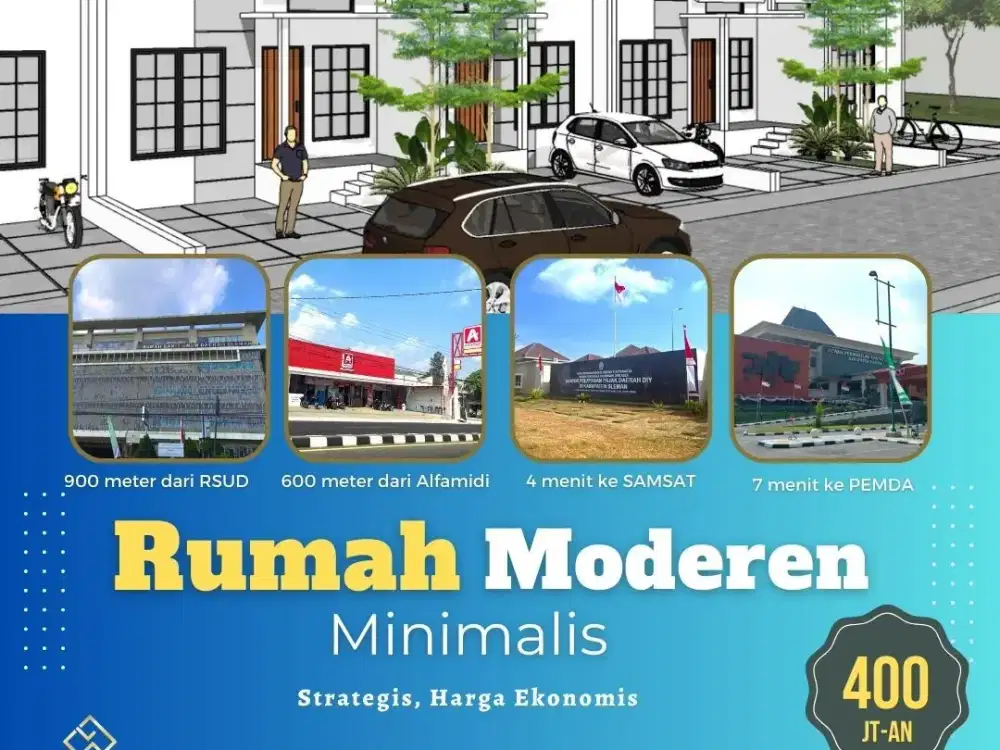 Miliki rumah 495 Juta terjangkau dari Kampus UGM Jogja