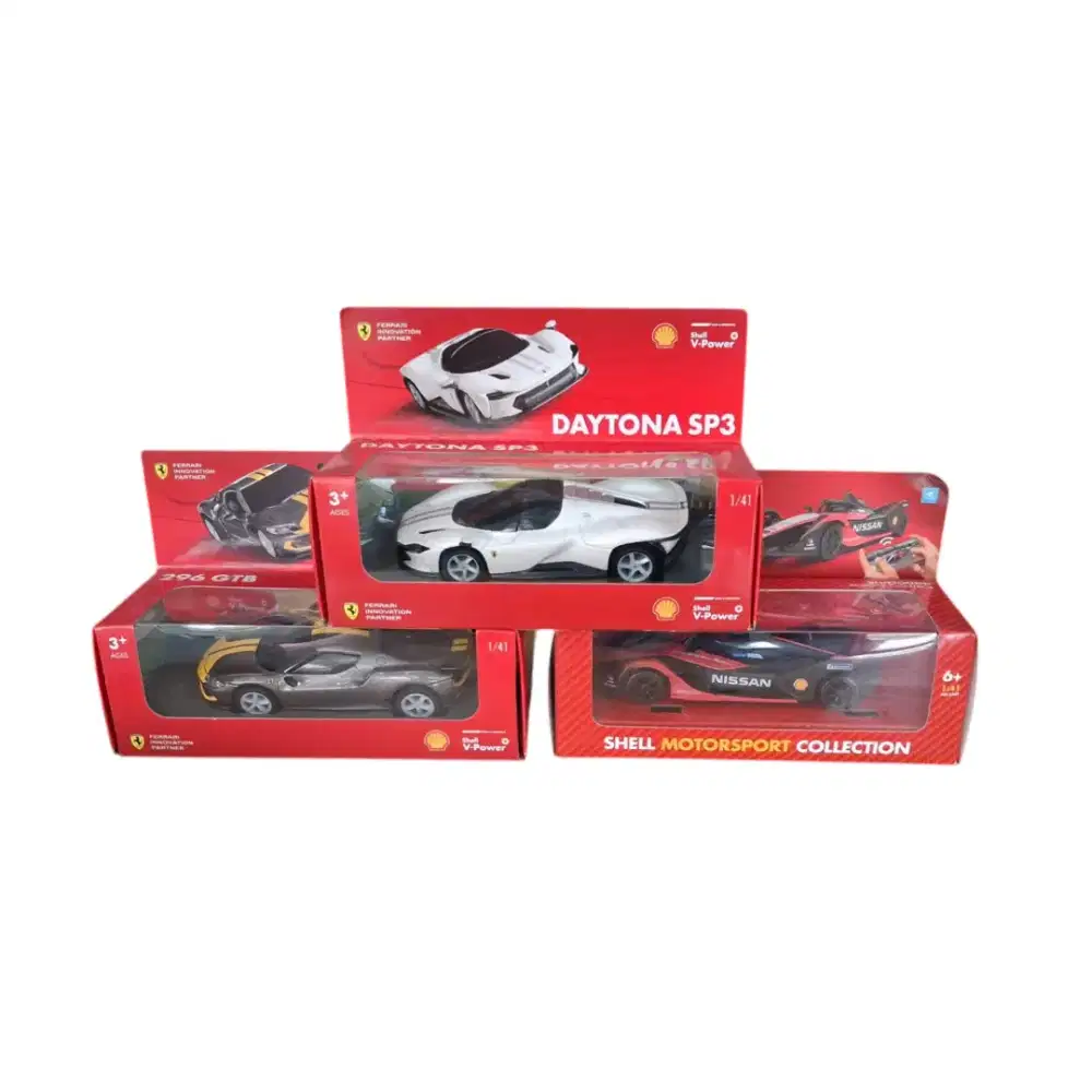 Mainan Diecast Shell Motorsport Collection (3pcs)