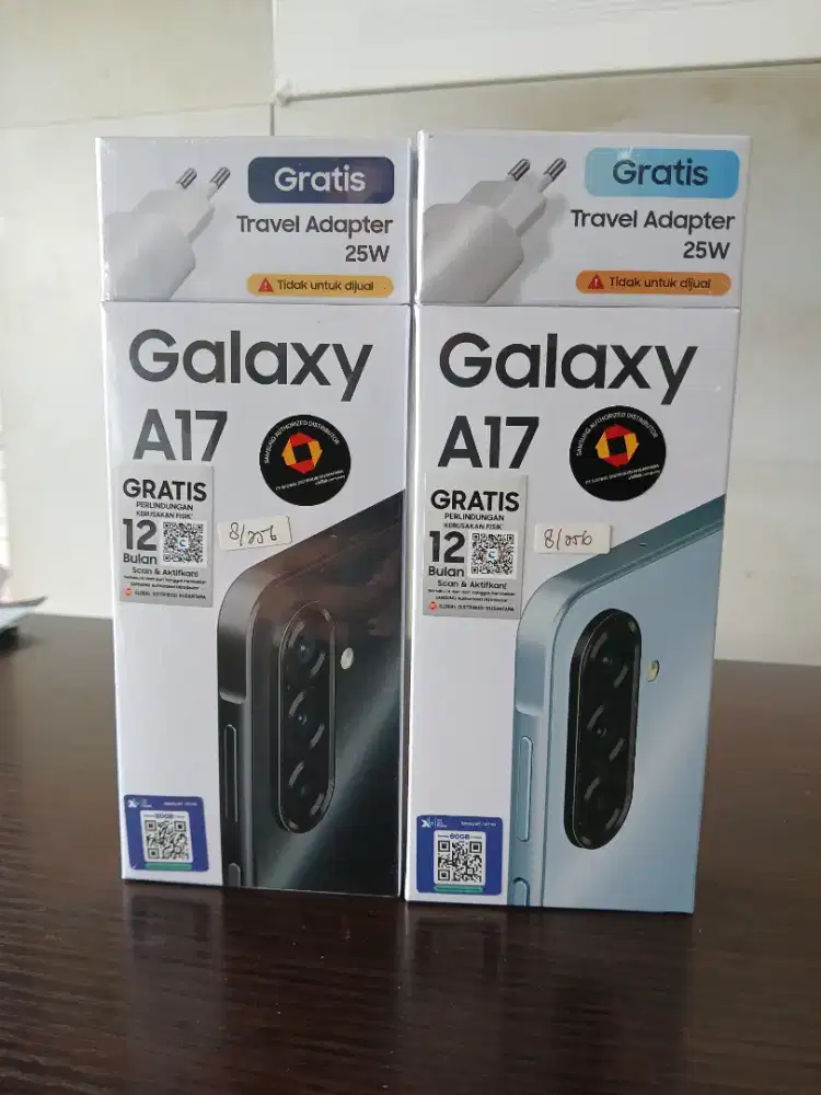 Samsung A17 LTE 8+8/128,50MP OIS, Baru fresh segel Garansi resmi.