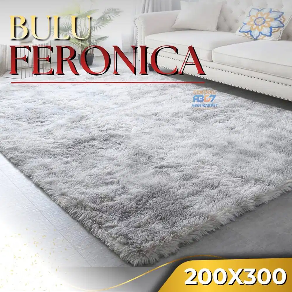 Karpet Bulu Feronica ukuran 200 x 300 cm