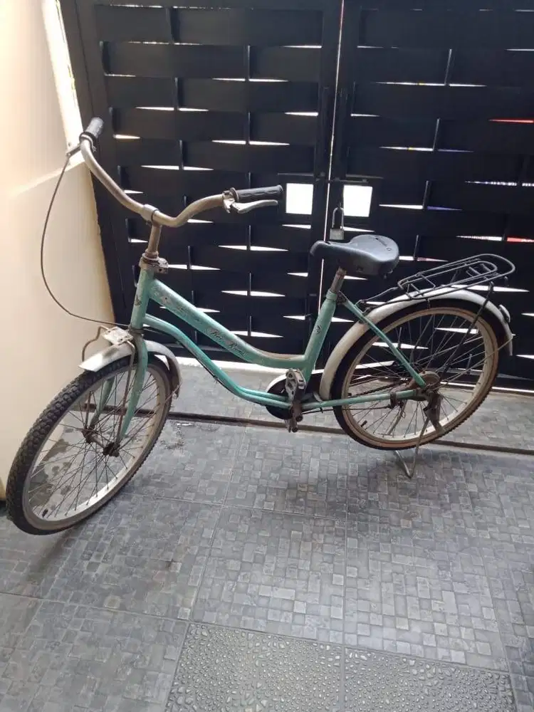 Jual Sepeda Keranjang Bekas Pemakaian Si Mbak di Rumah. Ukuran Ban 24