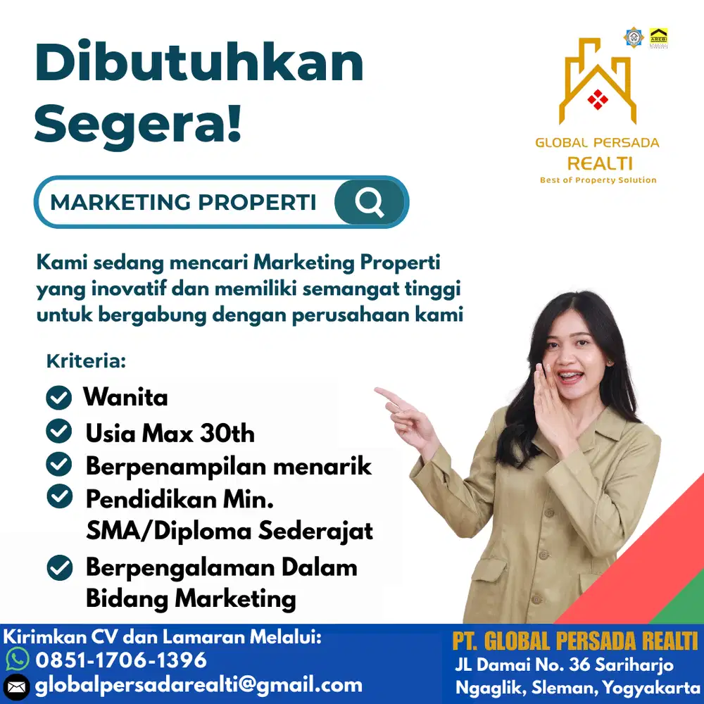 MARKETING PROPERTI (WANITA)