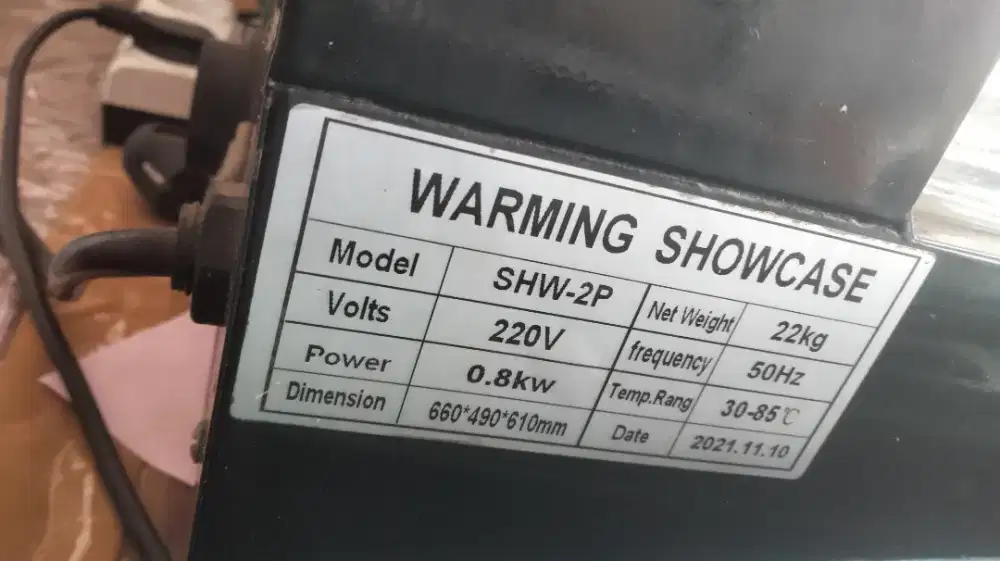 Warming Showcase Wirastar SHW-2P