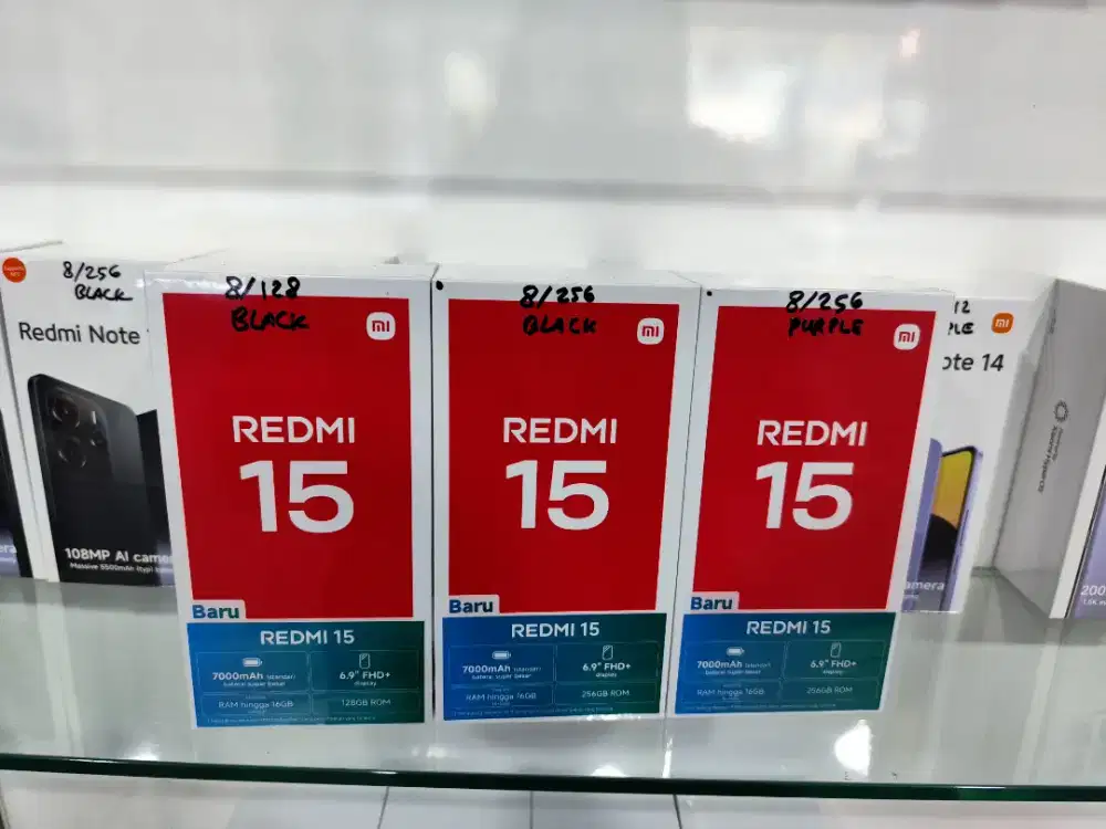 Redmi 15 New,HARGA PROMO,Garansi Resmi 15 Bulan,Bisa COD