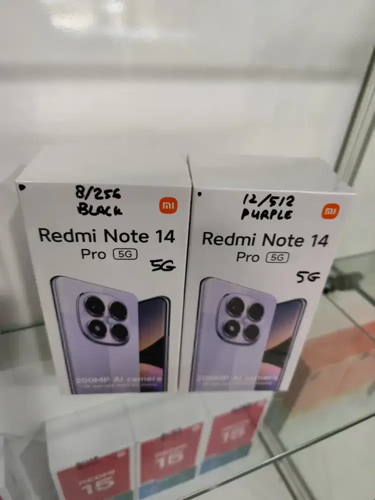 Redmi Note 14 PRO 5G New,HARGA PROMO,Garansi Resmi 15 Bulan,Bisa COD
