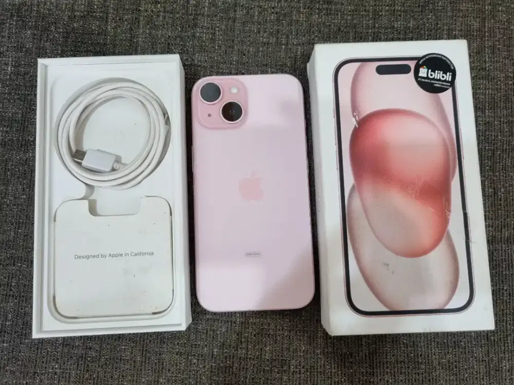 Iphone 15 128 GB Fullset Resmi iBox