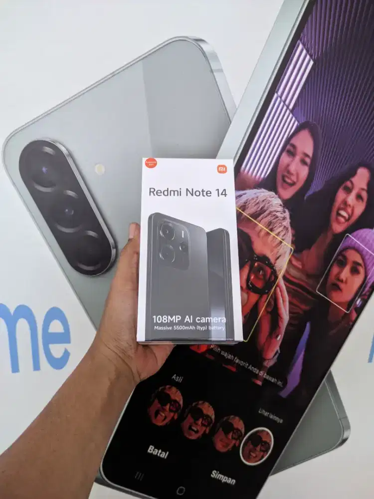 Berminat silahkan WA Xiaomi Redmi Note 14 8/256 Garansi resmi 15bln
