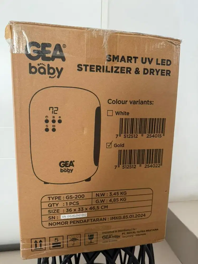 GEA BABY GS-200 Smart led Sterillizer and Dryer