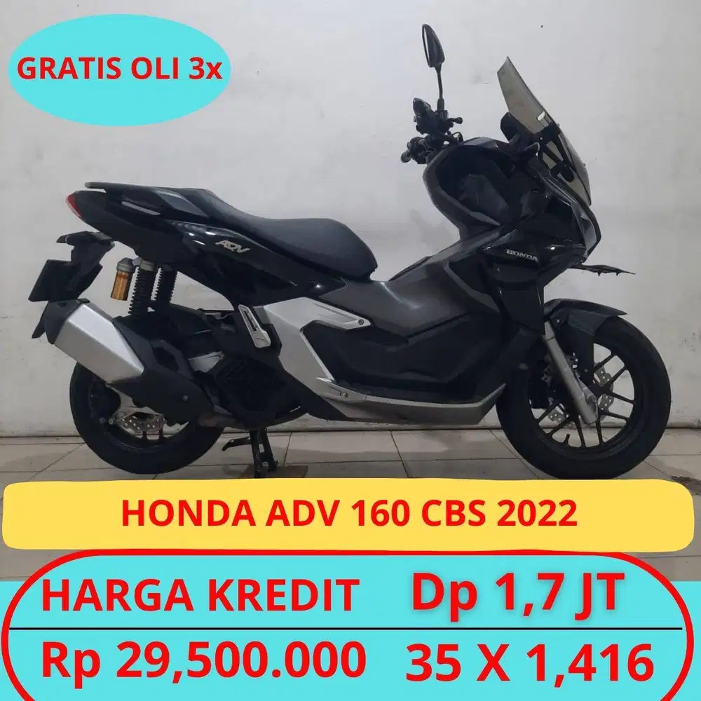 HONDA ADV 160 CBS 2022 DP HANYA1,7 JUTA GUYSSS