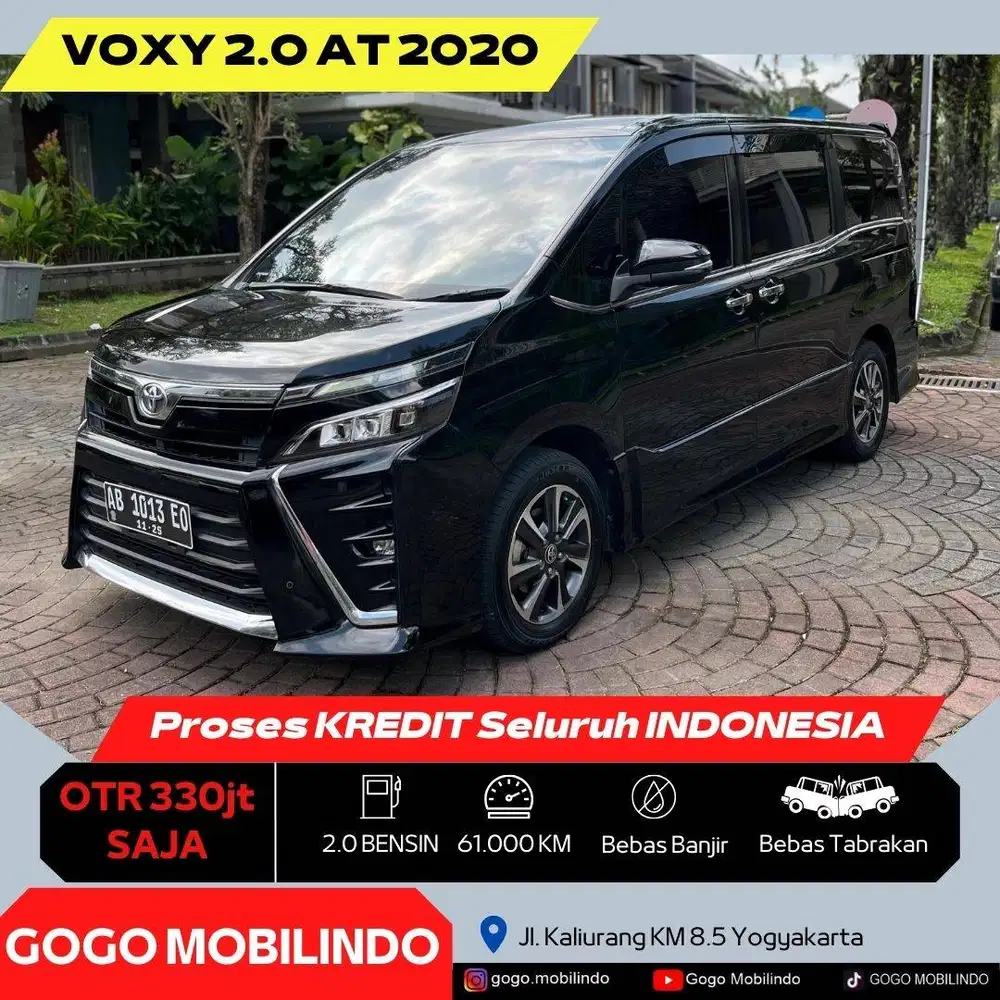 [Dp35jt] Toyota Voxy Matic 2020 AB Tgn1 Pajak Baru Bisa Kredit