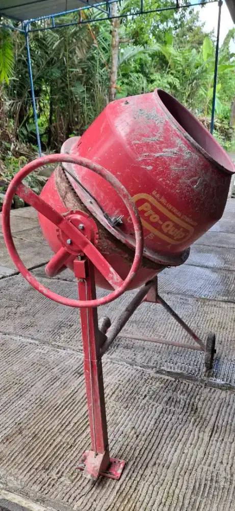 Mesin Mixer cor mini/molen cor mini  tenaga listrik