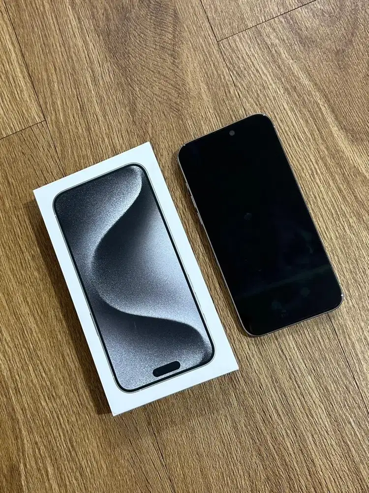 iPhone 15 Pro Max 256 GB - White Titanium - Resmi iBox