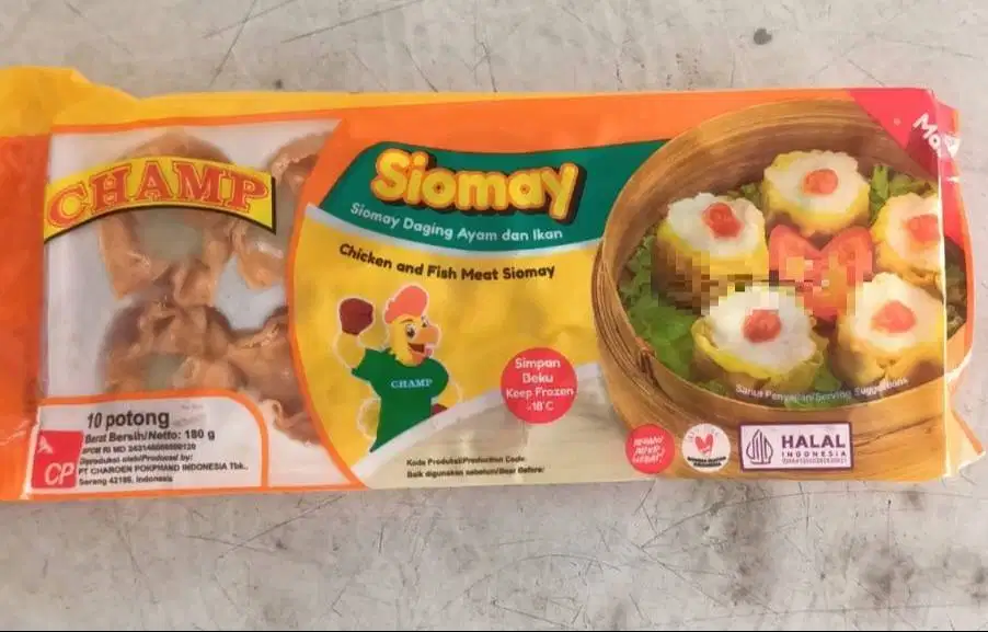 Champ Siomay Ayam & Ikan 180 Gram Isi 10 Potong