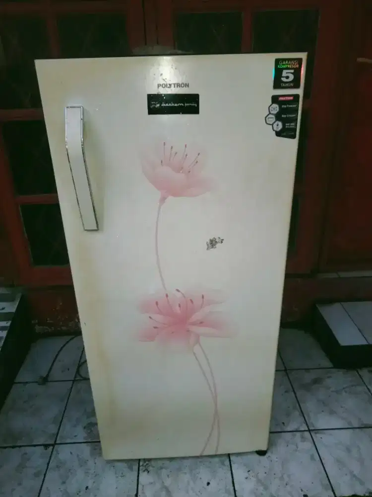 Kulkas 1 pintu Polytron normal beku garansi