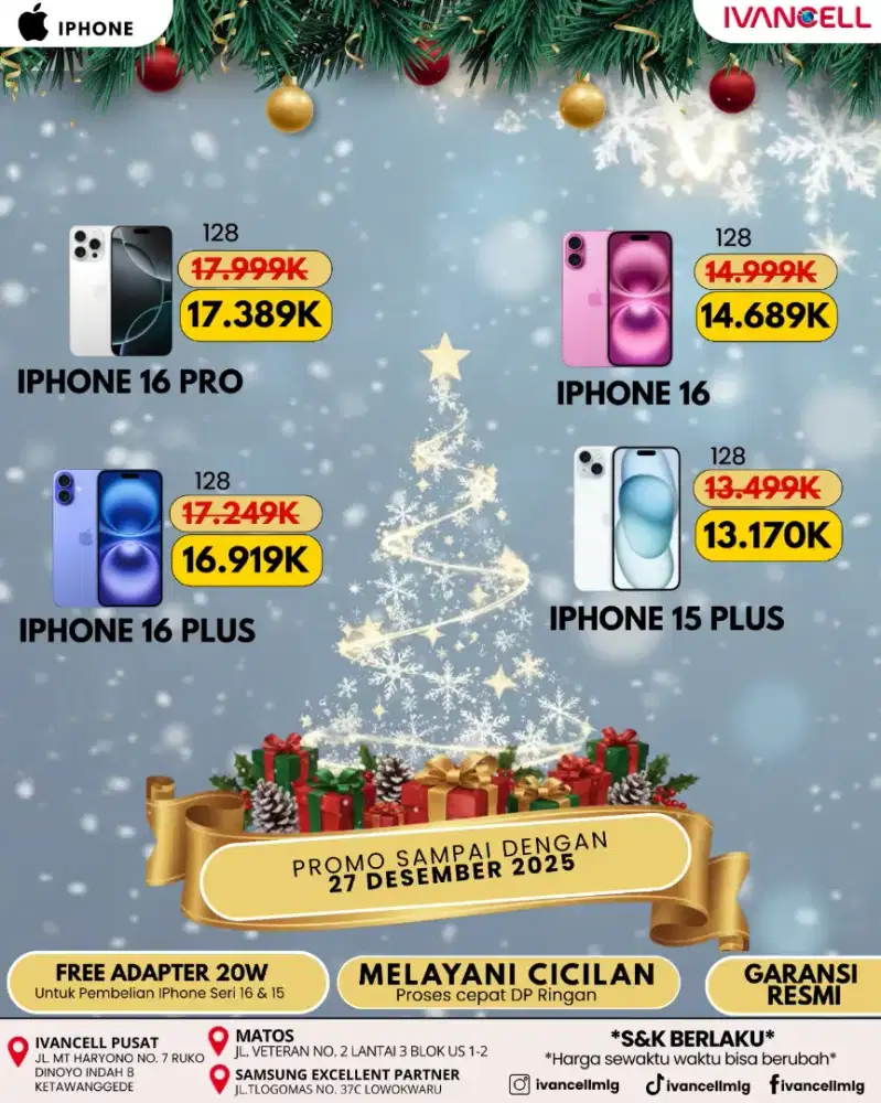 IPHONE 15 plus NEW IBOX GDN MURAH
