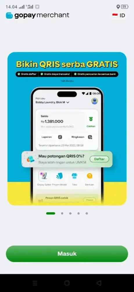 freelance QRIS soundbox