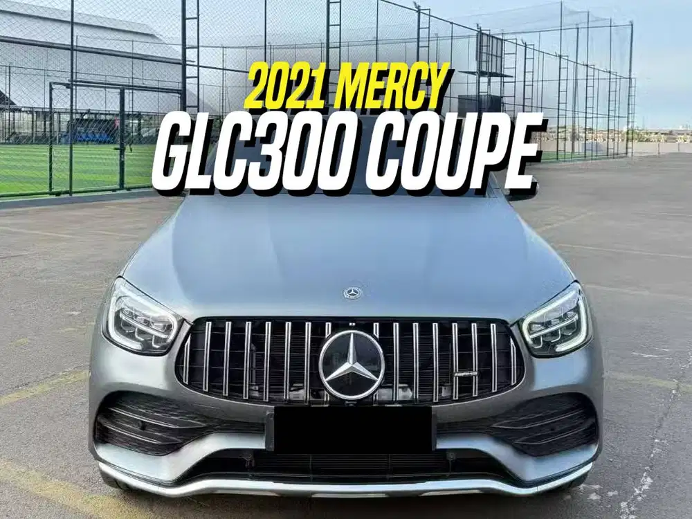 Mercedes Benz GLC300 Coupe 2021 NIK 2019 Facelift Grey on Black Abu