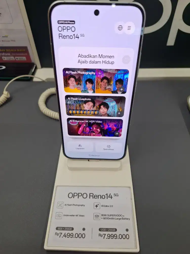 NEW OPPO RENO 14 5G CICILAN 0% TANPA DP