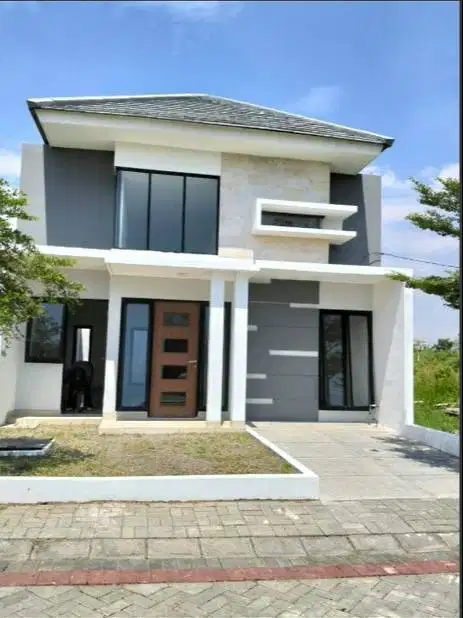Dijual Rumah Modern Baru Garden Hills Hadap Barat Menganti Siap Huni