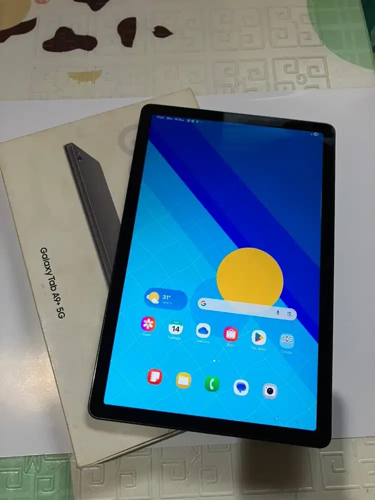Samsung Tab A9+ 8/128 5G Mulus Lengkap