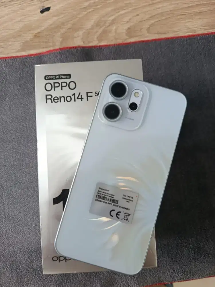 Second Oppo reno 14f 5g 12/256gb Fullset