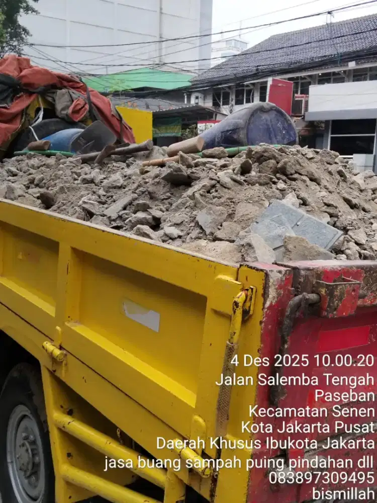 Jasa angkut puing dan pengurugan