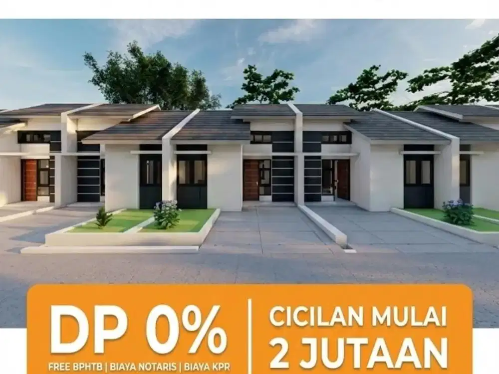 Rumah Cluster Bogor Dekat Telaga Kahuripan hanya 3 Juta saja Gratis Biaya Transaksi Bumi Tegar Beriman