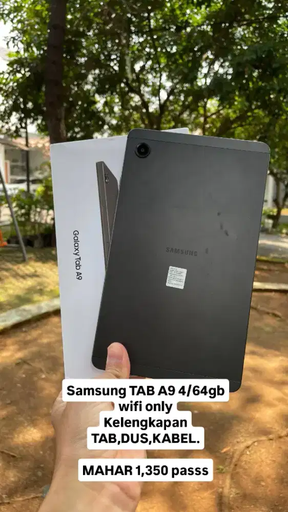 Tab samsung A9 4/64gb wifi only