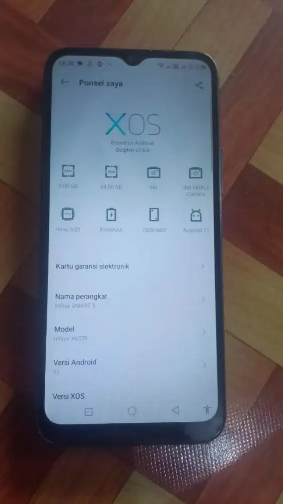 Infinix smart 5 3/64gbb 4g