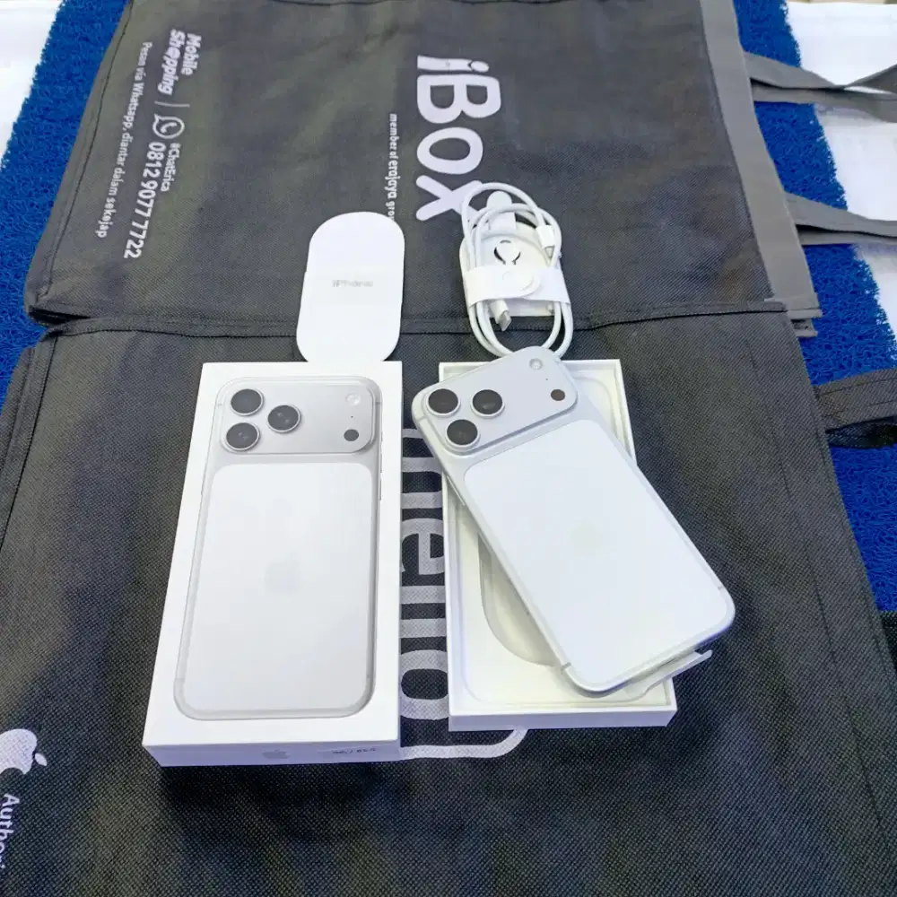 Iphone 17 Pro Max 256gb Baru pake 2 Minggu 99,9% ike new resmi iBox