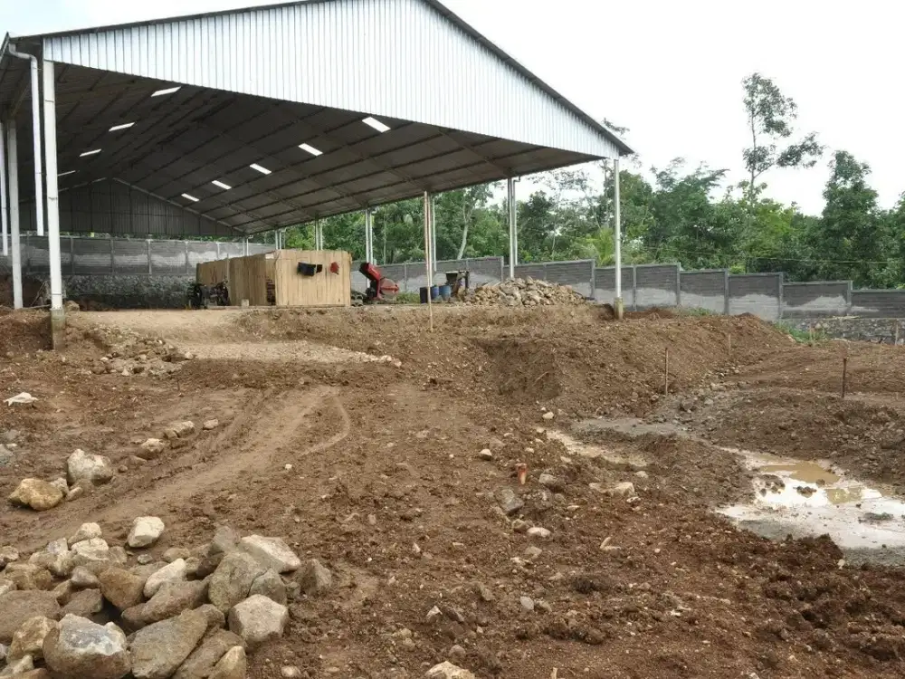 Dijual Tanah Luas+gudang Di Jl. Lemah Abang Bandungan Kab. Semarang