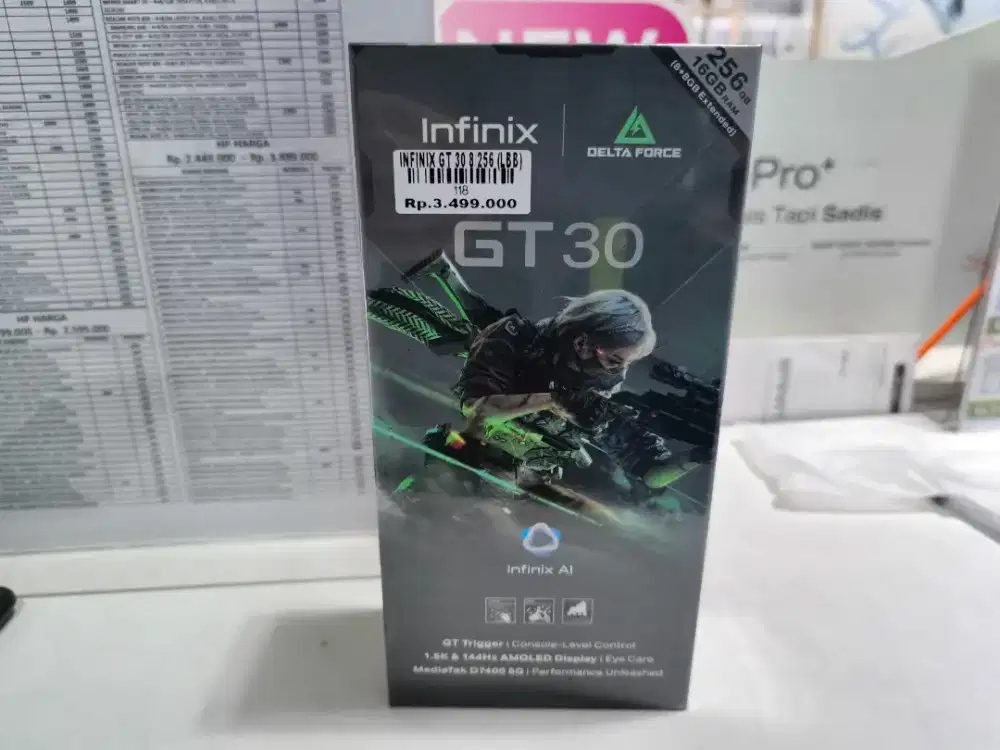 INFINIX GT 30 5G RAM 8+8/256GB ATLANTIS DAHSYAT