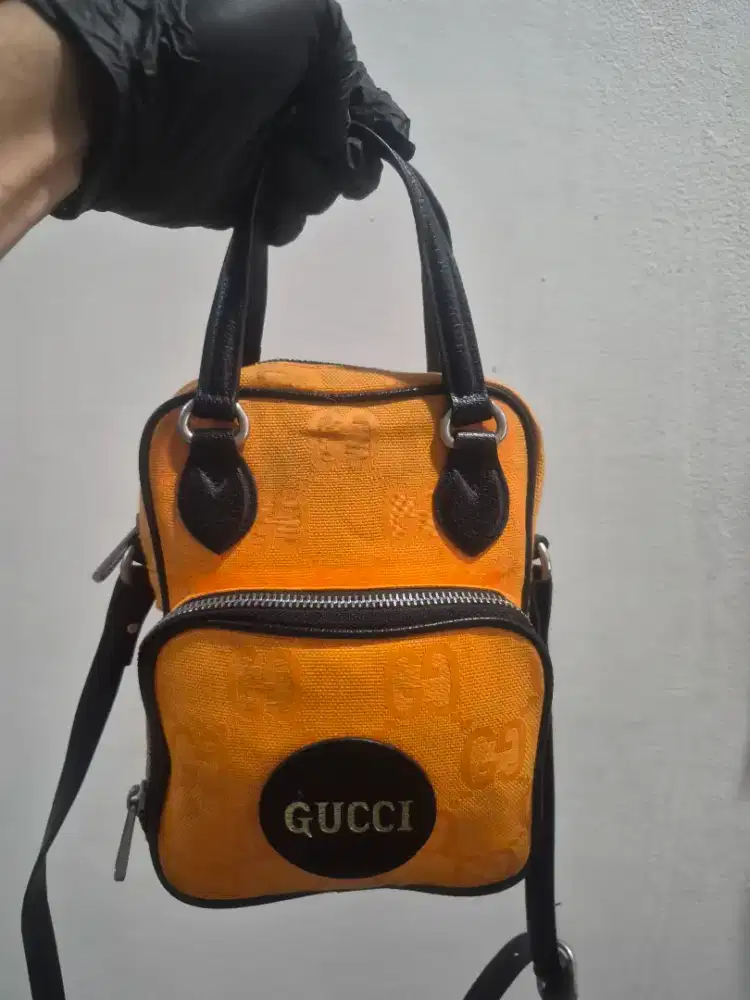Slingbag mini gucci off the grid canvas good quality