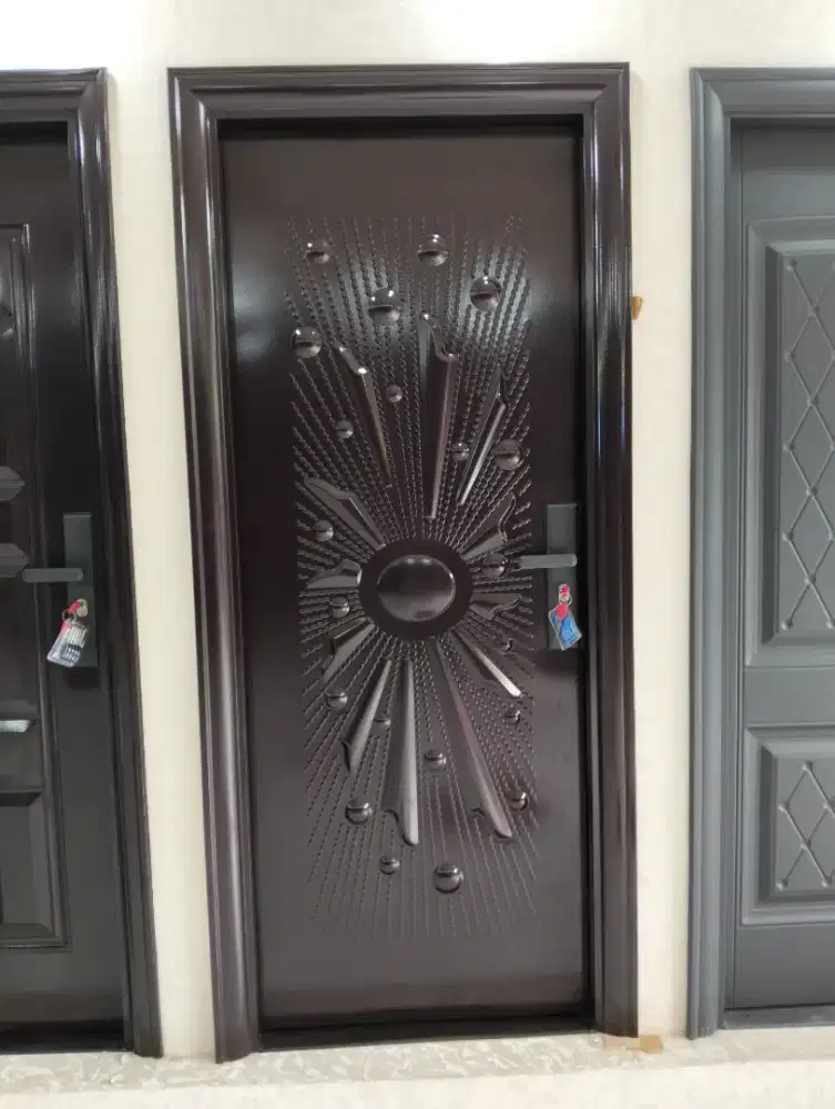 Pintu baja galvanis kamar/rumah/kantor