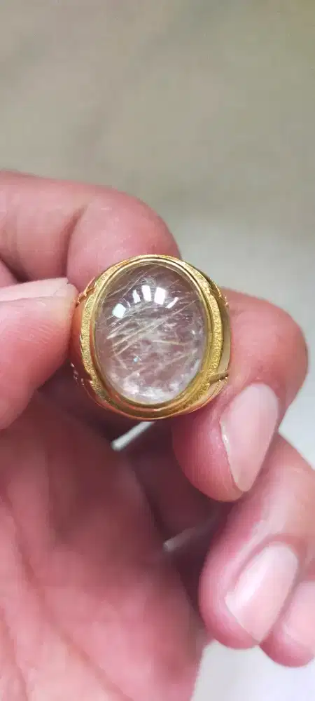 Cincin serat cendana elegan