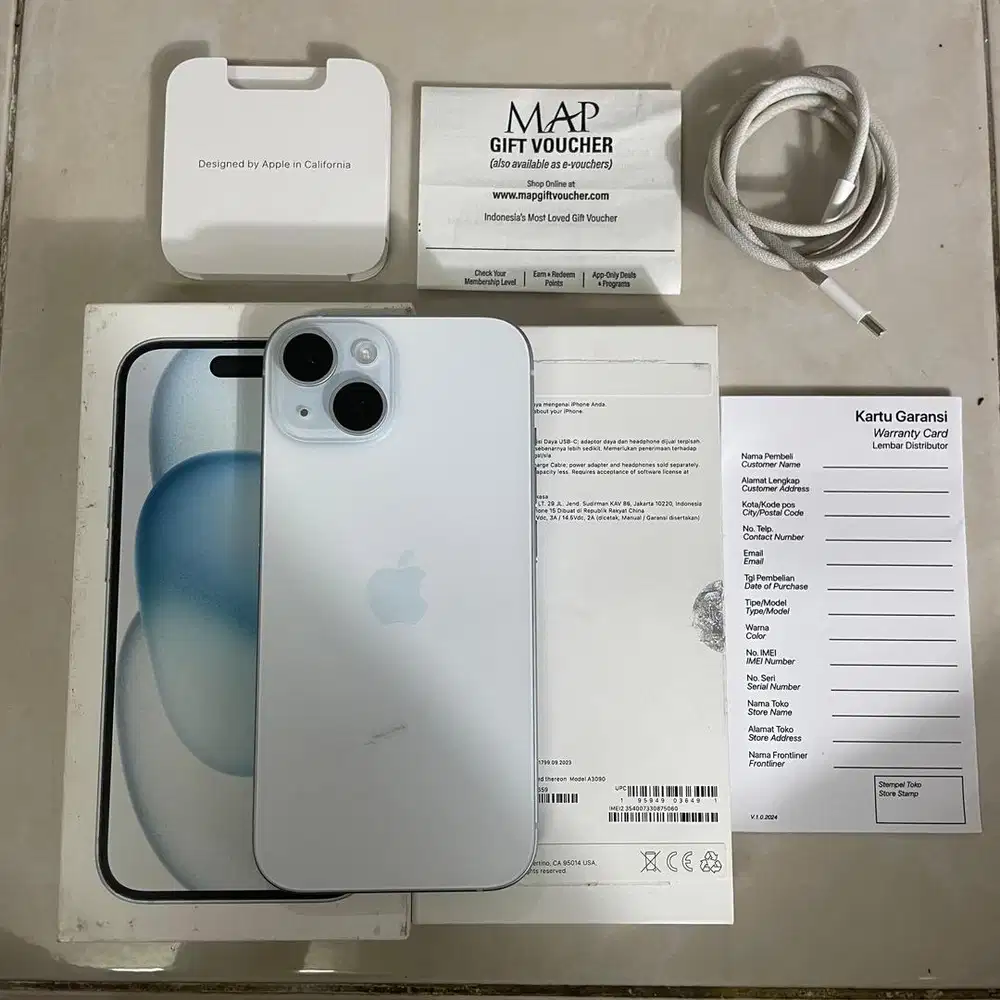 Iphone 15 128Gb Resmi Bh 100%