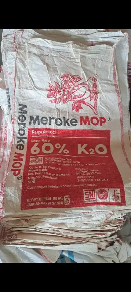 Goni bekas pupuk 50 kg 56x90 sudah di cuci bersih skli pakai bk bnng