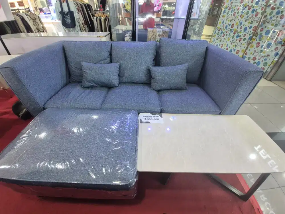 SOFA MINIMALIS RUANG KELUARGA PROMO CREDIT BUNGA 0% FREE 1KALI CICILAN