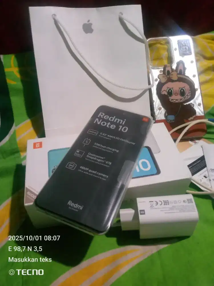 Redmi note 104gb/64gb pullset mulus tanpa minus 850 nego