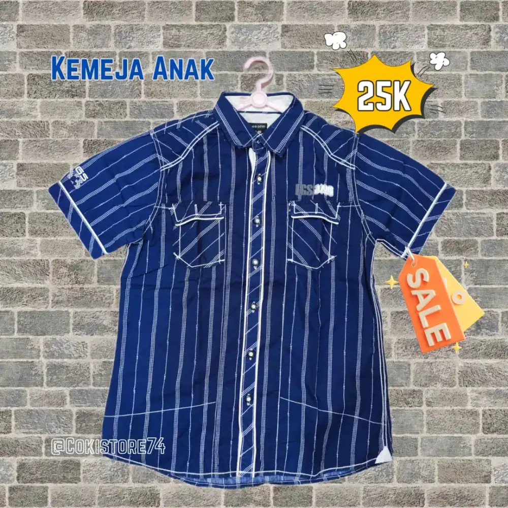 BAJU BEKAS ANAK BERMEREK & MURAH - SIZE M (ANAK)